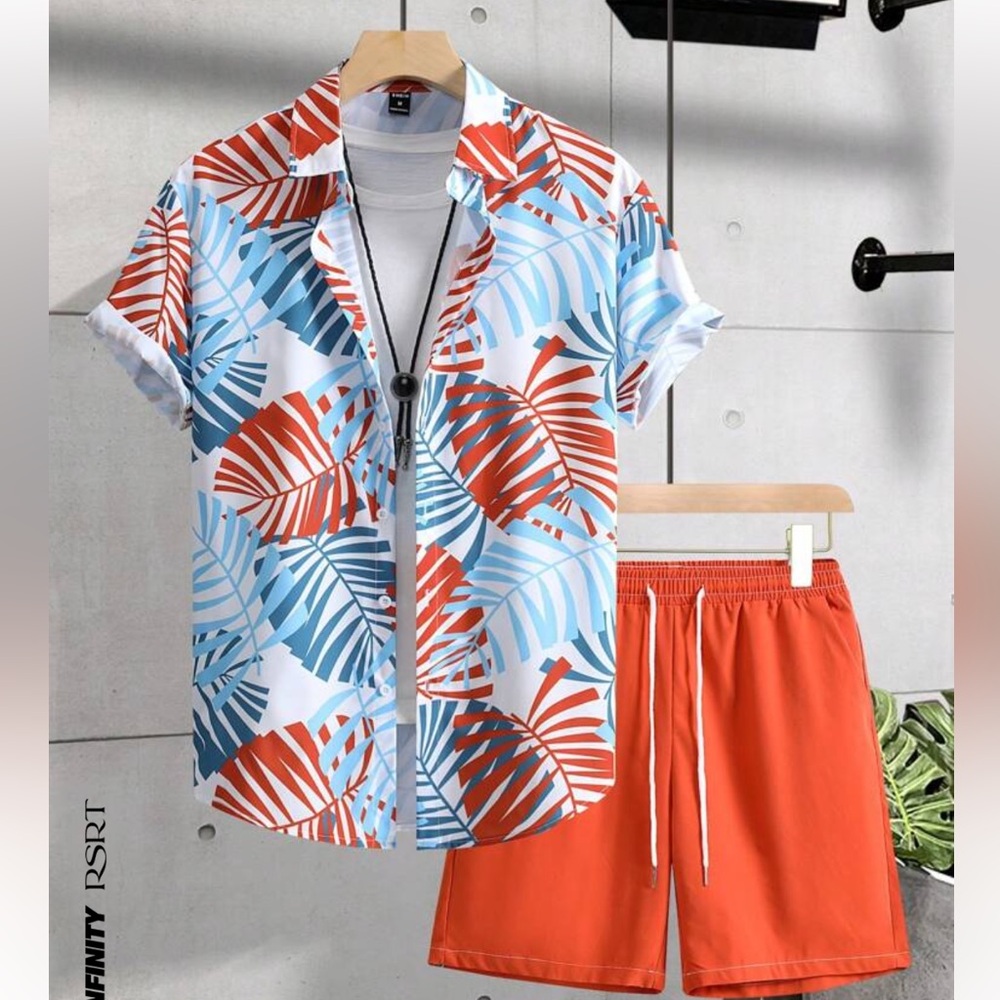 2 piece men vacation outfit